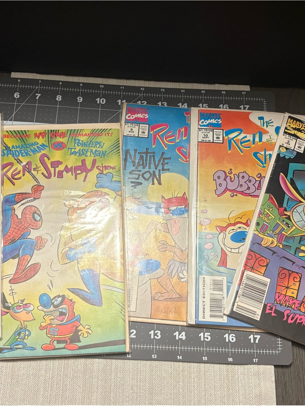 Marvel Ren & Stimpy Comic Books Collection - Colorful Cover Set mix-lot of 5